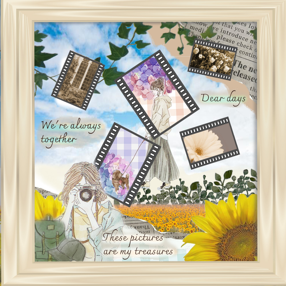 制作コラージュ画像